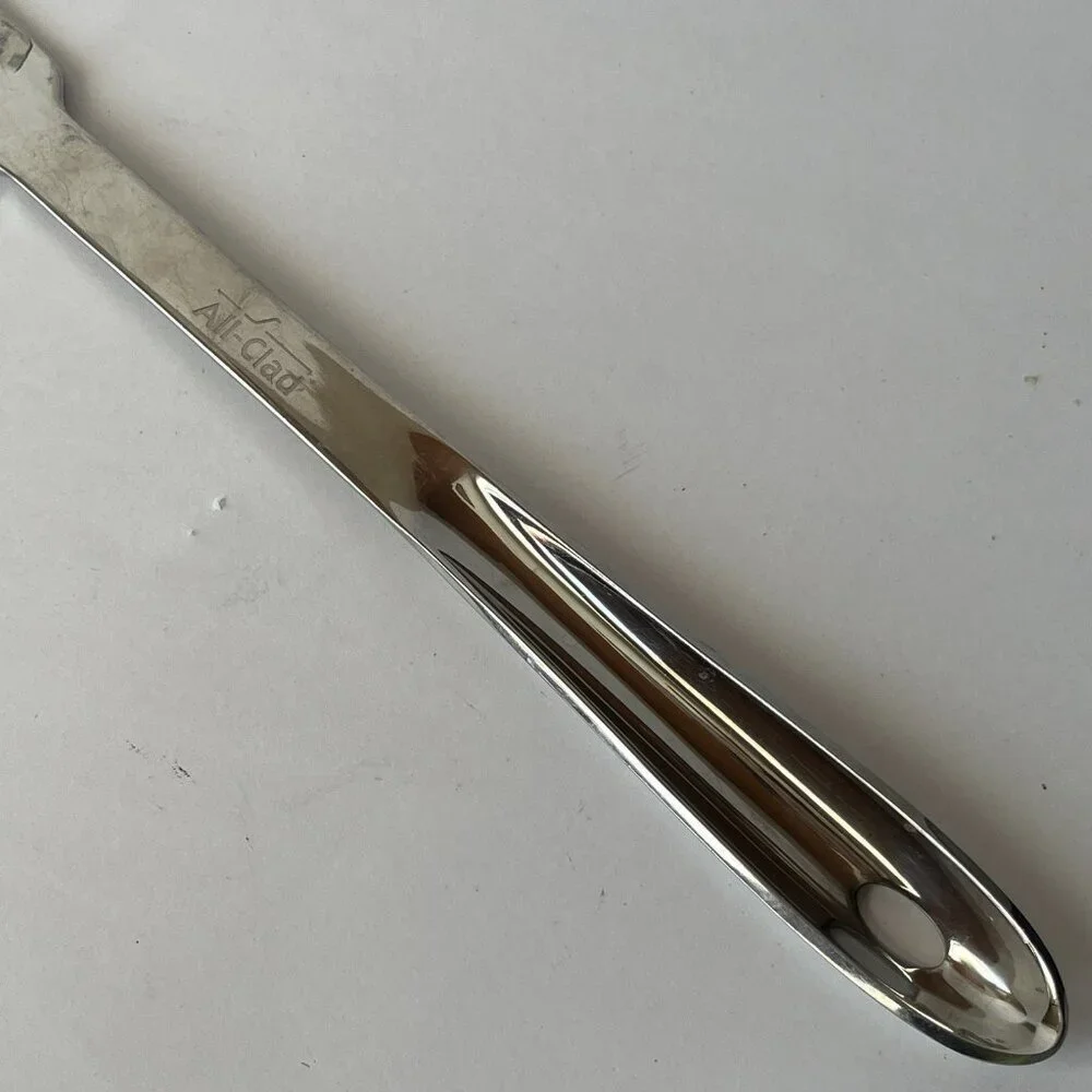 All-Clad Stainless Steel Meat Fork 13.5 Inch Silver Carving Serving Fork